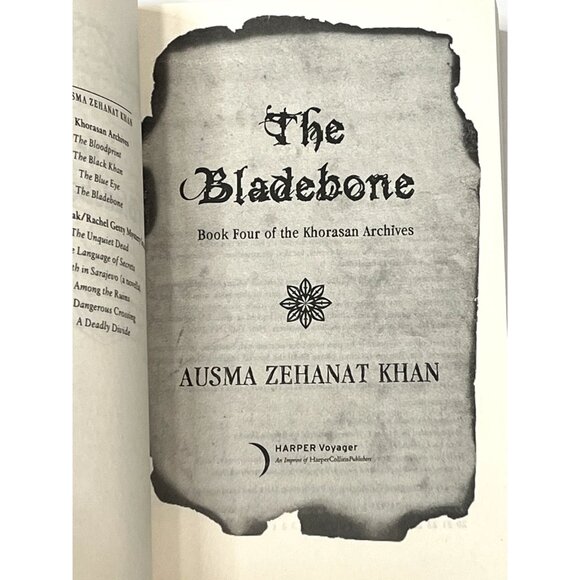 The Bladebone Book Four Khorasan Archives Ausma Zehanat Khan Book Fantasy Magic - Picture 4 of 5